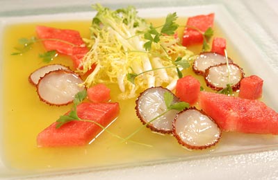 Watermelon & Lychee Salad