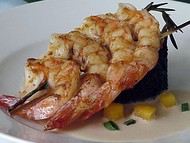 Thai Spiced Wild Florida Shrimp On Forbidden Black Rice